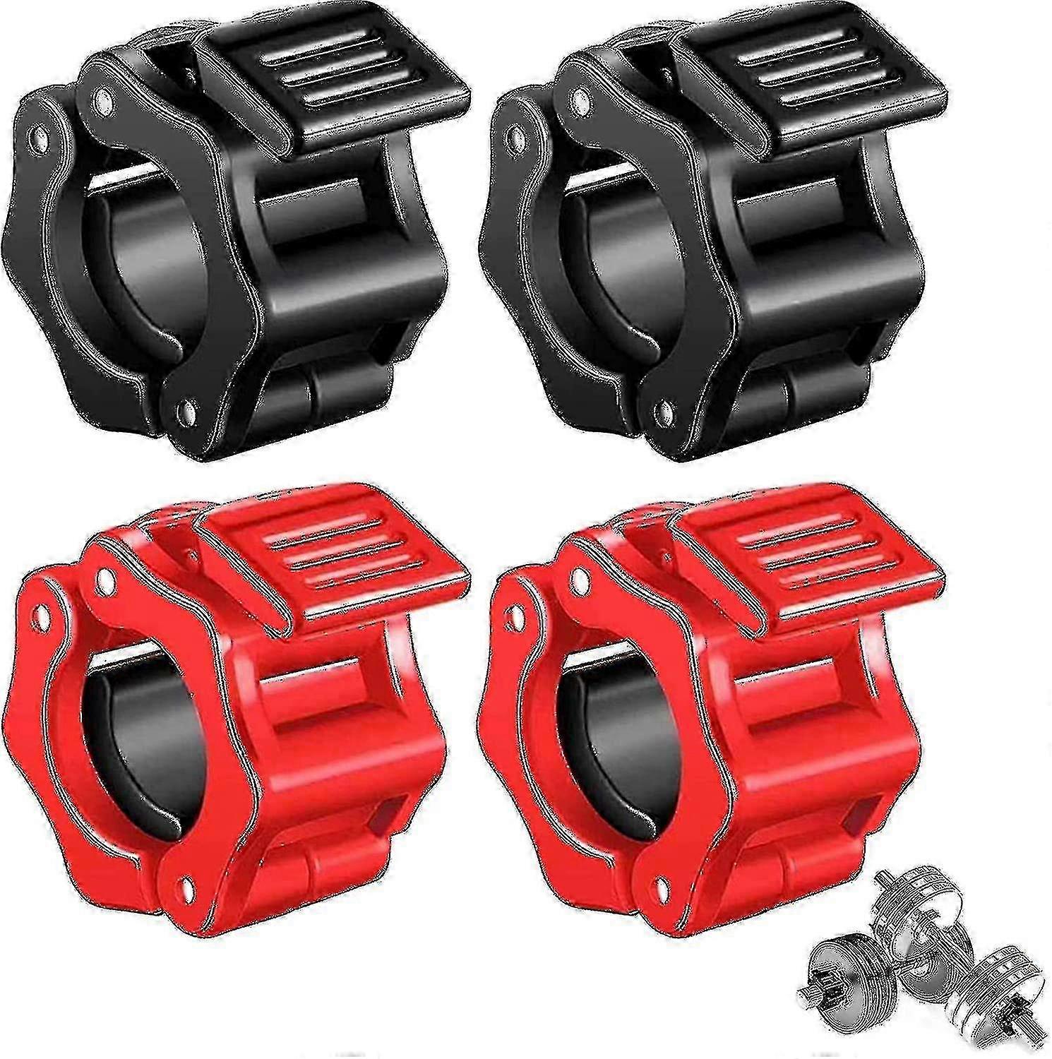 50mm Klemmring 2er Pack für Gewichtheben Langhantel Locking Stop Bodybuilding