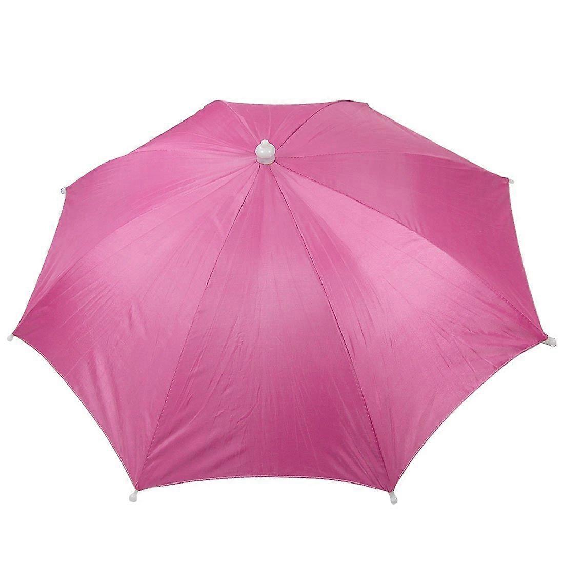 A11050300UX0278 Fishing Golf Beach Sun Shade Hat, Fuchsia Color, UV Protection, Adjustable Size