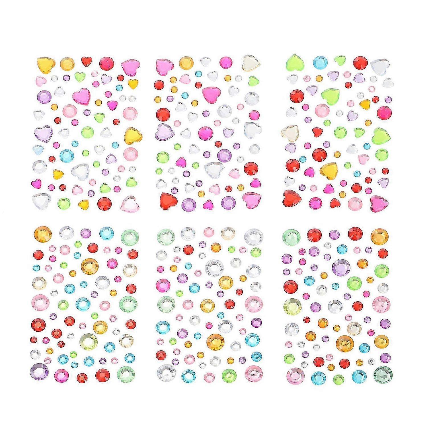 12 Sheets Makeup Gems Gems Makeup Face Gems Stick Face Rhinestones Eye Gems Eyes Face Body Jewels Fa