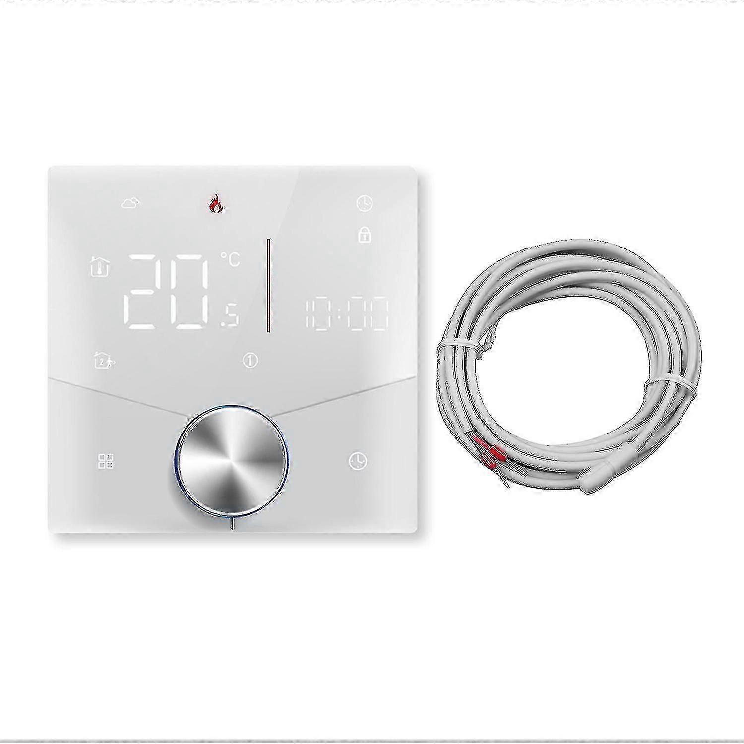 Wifi Intelligent Thermostat With Knob Button Multi-function Floor Heating Controller For Home Use