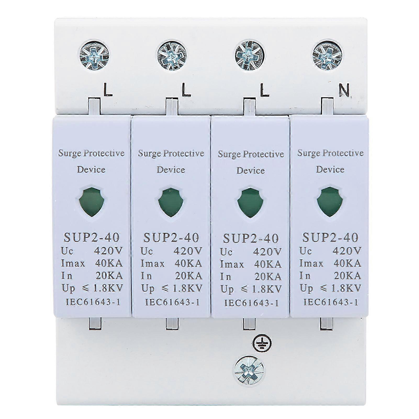 Pararrayos SUP2-40 de alta calidad, 4P, 40KA
