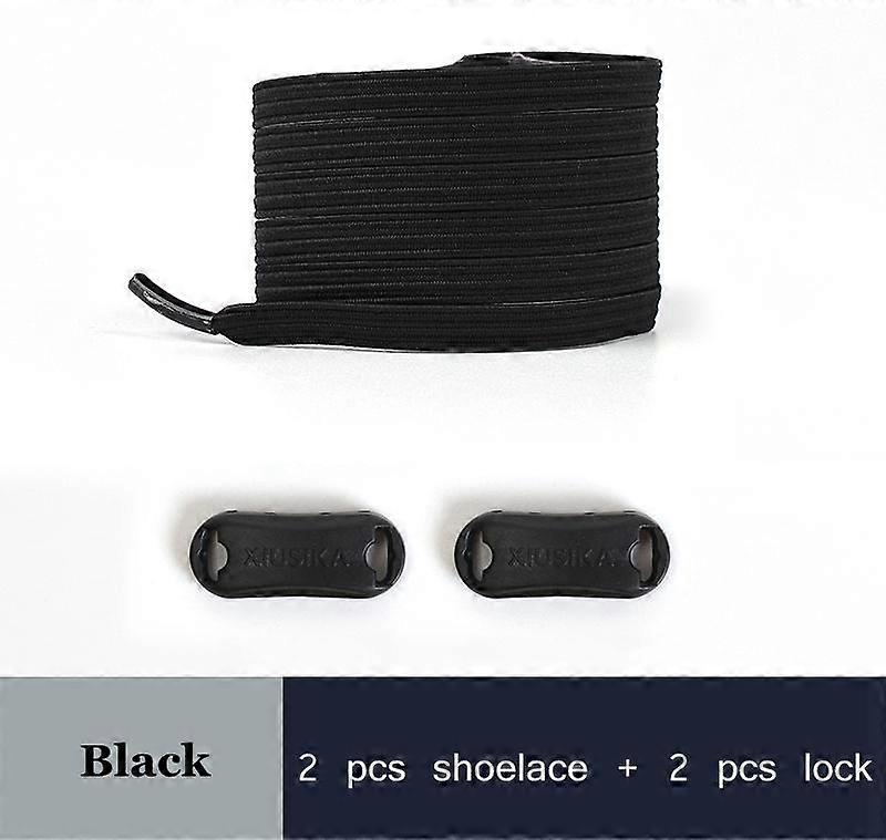 NO.8 2022 New No Tie Shoe laces Elastic Laces Sneakers Flat Shoelaces without ties Kids Adult Quick Shoe lace Rubber Bands for Shoes