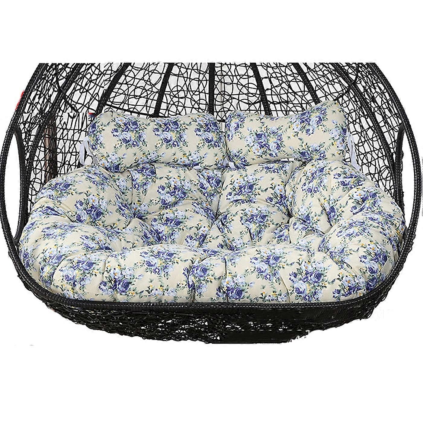 2seater egg chair swing cushion, outdoor hammock, chair cushion, replacement washable and durable, large rattan swing included