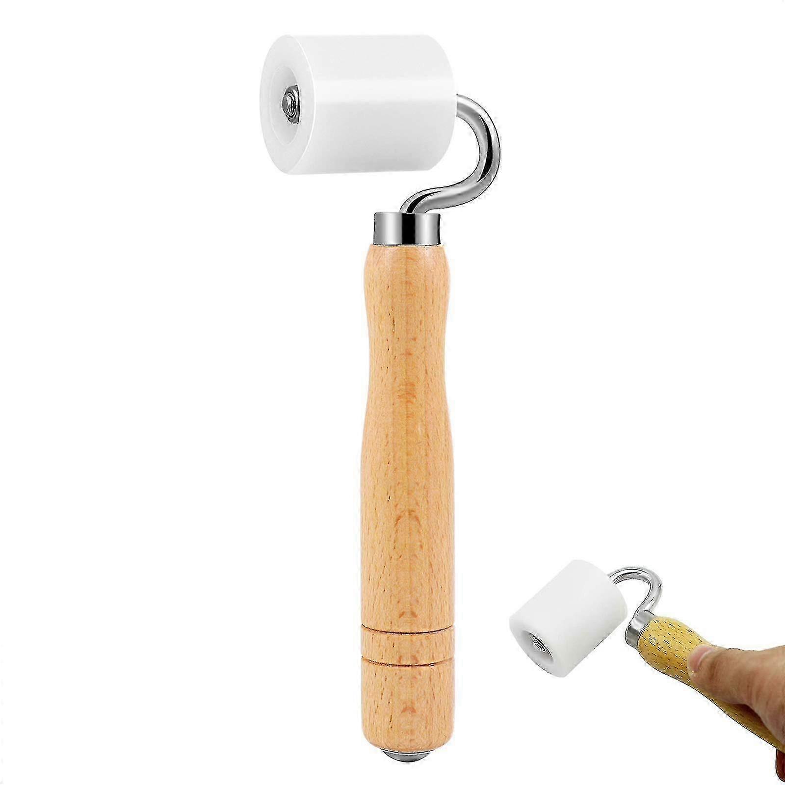 Wallpaper Seam Roller Tool for Interior Corners with Plastic Roller - DIY Home Wall Tool