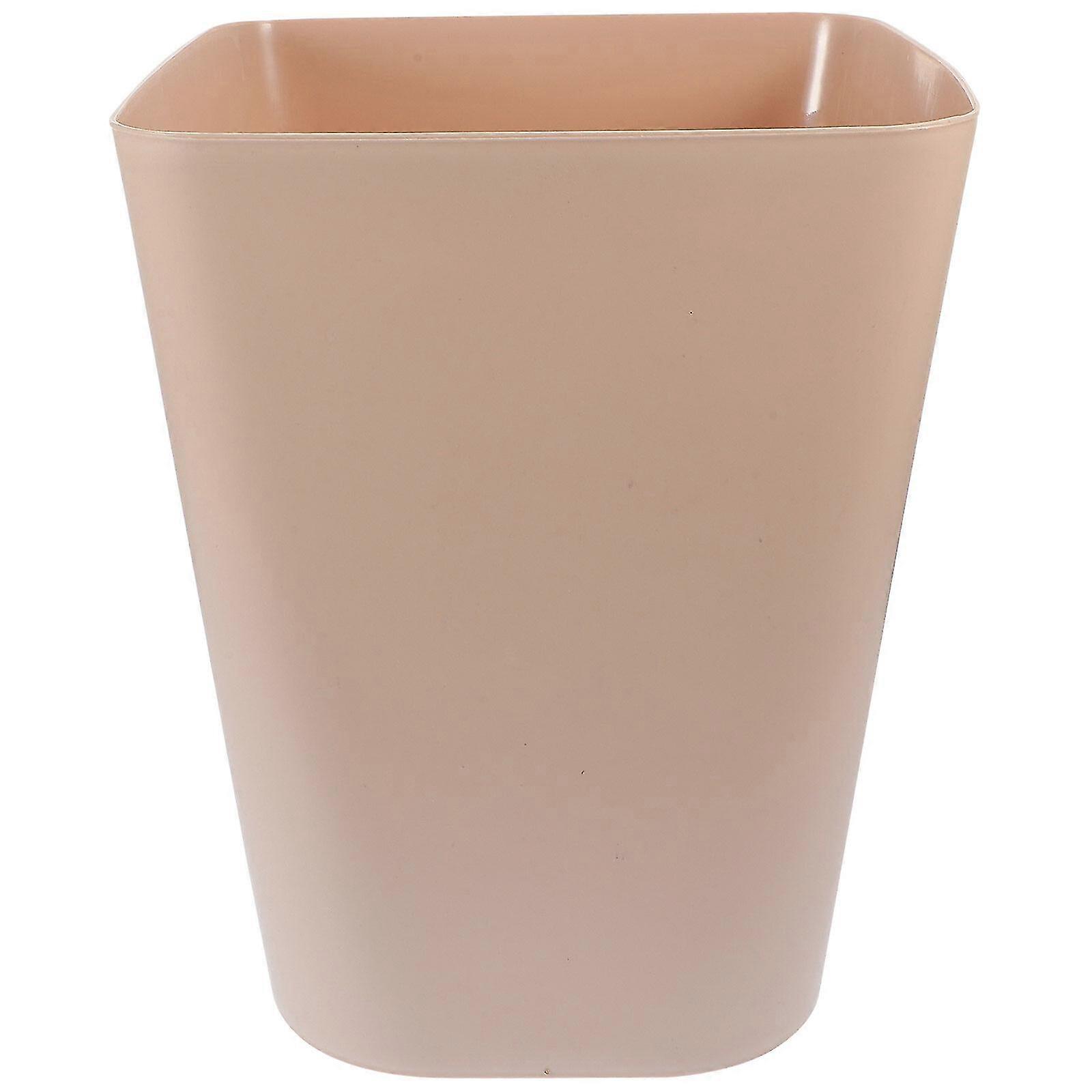 Plastic Wastebasket Trash Container for Bathroom and Home Use