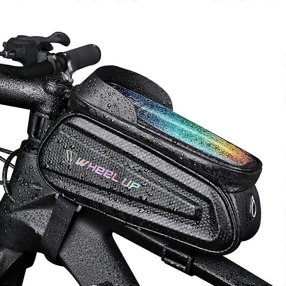 AICTIMO Bicycle Frame Bag MTB Handlebar Bag Mobile Phone Case Bicycle 7 Inch Bb1