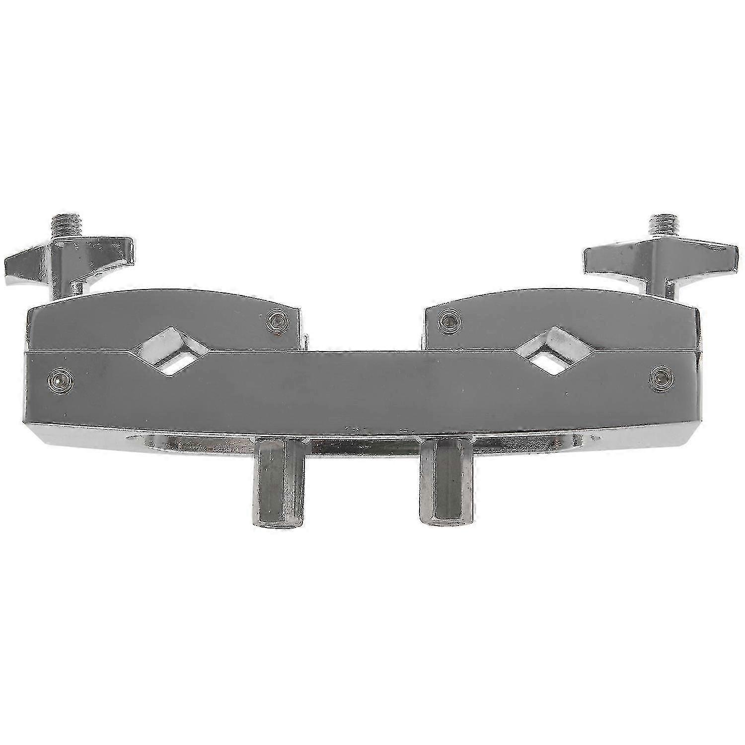 Metal Clamp Holder Bracket for Cowbell Drum Accessory - Silver