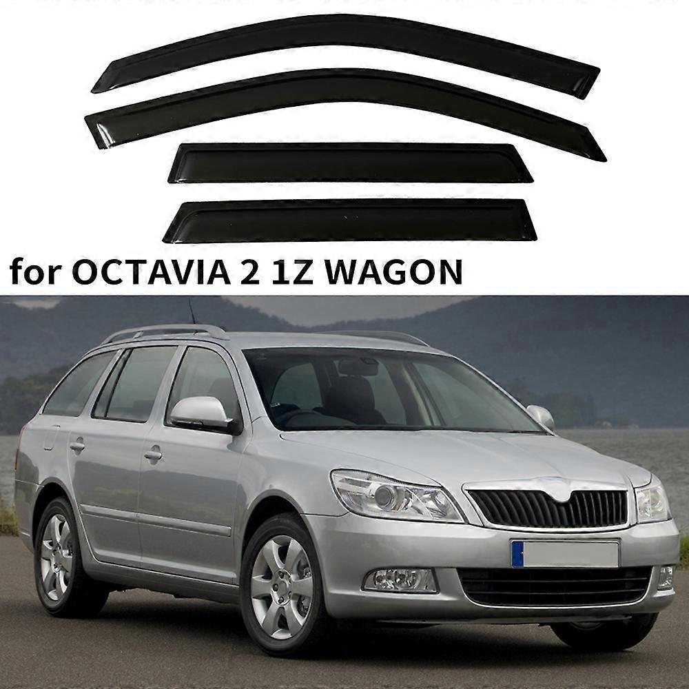 Applies to Window Visor for SKODA OCTAVIA 2 1Z WAGON 2004 2005 2006 2007 2008 2009 2010 2011 2012 Wind Deflectors Rain Guards Door Visor