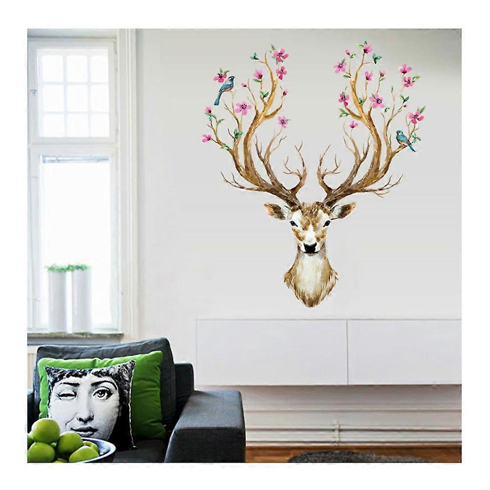 ピールアンドスティック壁画ウォールステッカープラムフラワーホームデコレーションマルチ90.00X60.00X0.10CM 1パック