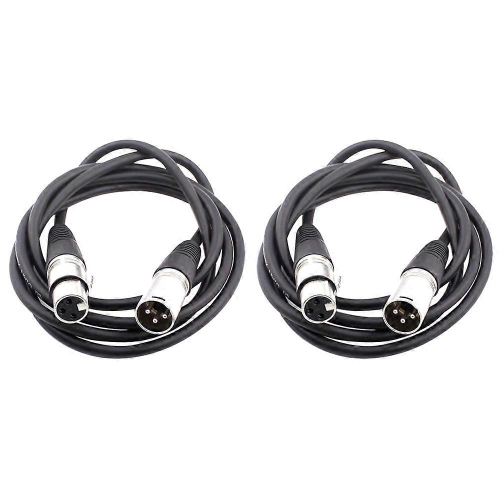 Audio Speaker Plugs 10m Xlr Male To Female Cord For Microphone Mixing Console Loudspeaker Black Color 1Set
