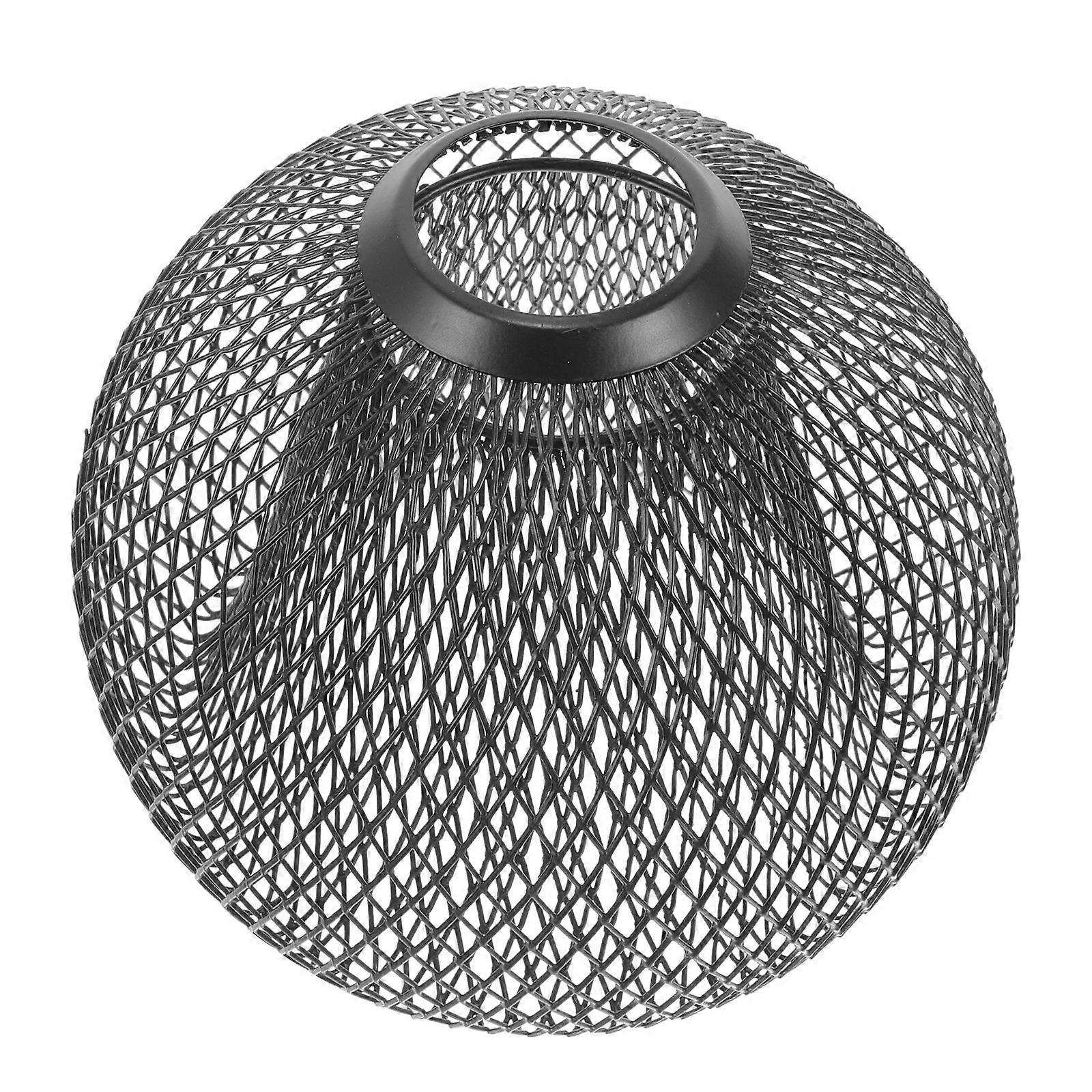 Modern Style Iron Lampshade For Office Decorative Lighting 15.00X15.00X11.00CM Black Ball Shape 1Pcs