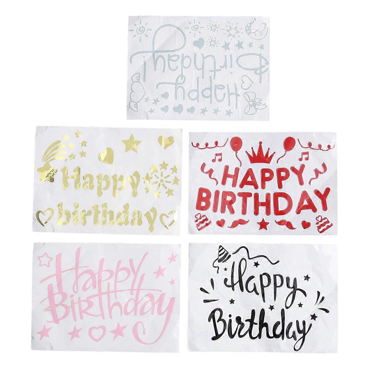 Bride To Be Balloon Stickers Decorative Wedding Party Assorted Color 29X21cm Square DIY 5 Sets