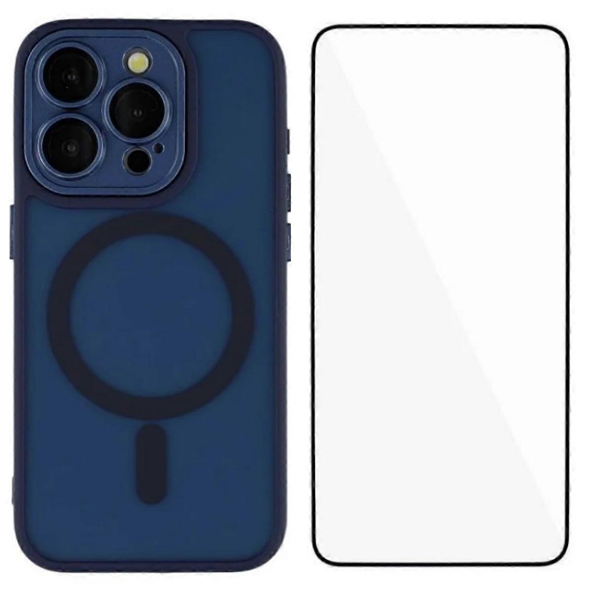 For iPhone 11 Pro Case Compatible with MagSafe WANLONFENG QB Series PC TPU Phone Cover with Screen F