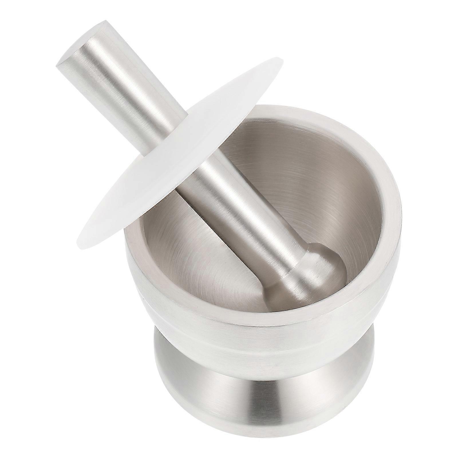 1 Set Stainless Steel Mini Pestle Spice AntiSlip Base Kitchen Tool