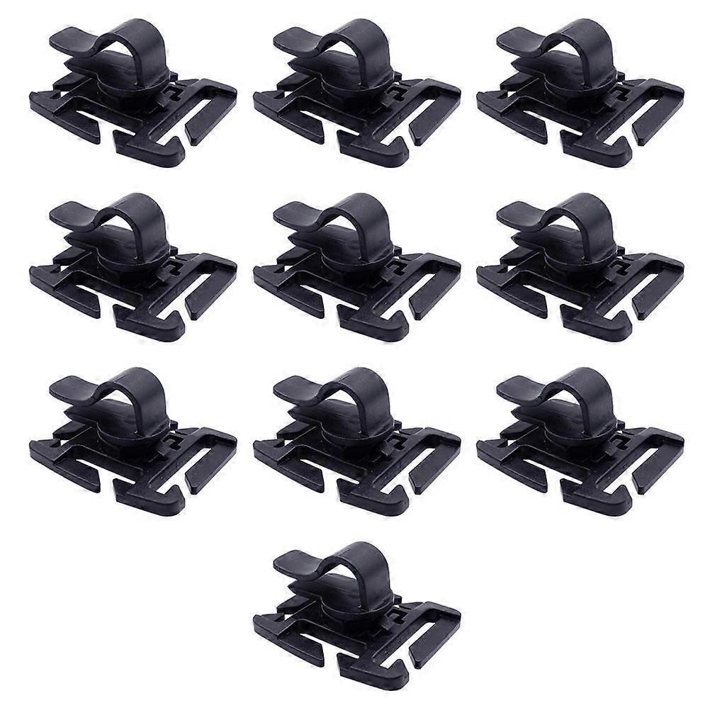 Practical Clamp Fixing Water Bag ABS Plastic Black 4X3.3X2CM For Outdoor Activities 10Pcs