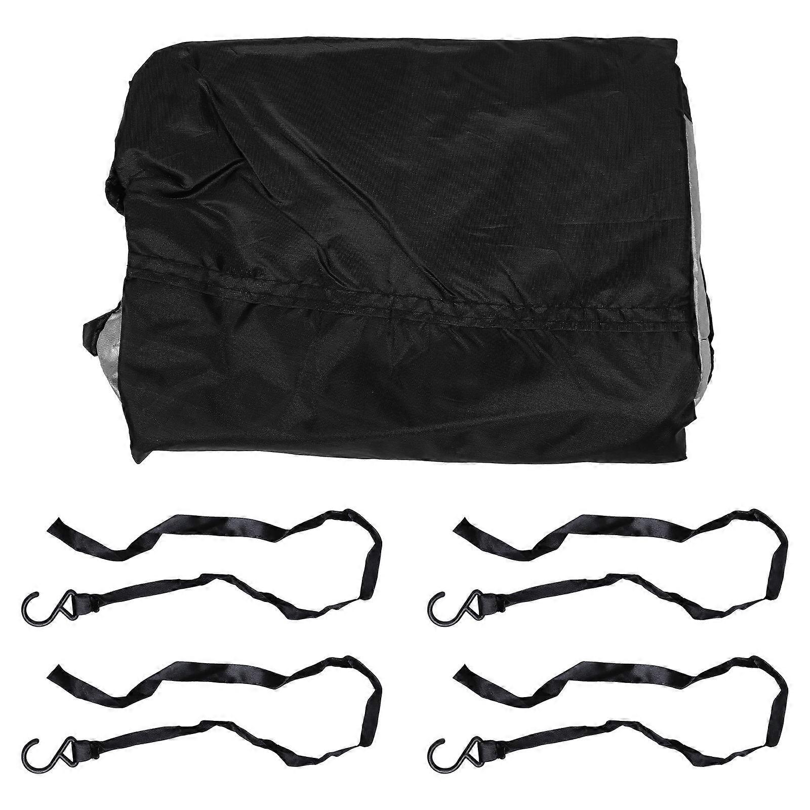Car Windscreen Cover Sunshade Uv Blocking Protective Cover Black 28X21cm Pvc Block Suns Uv Rays 1Set