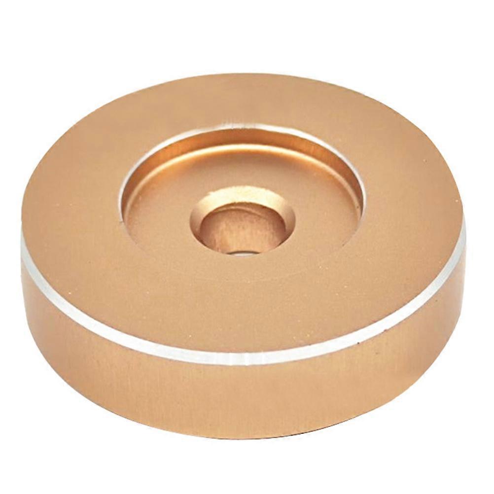 Turntable Adapter Aluminum Vinyl Record Dome Supply Vibration Reduction Home Use 1.5 1.5 0.3in 1Set