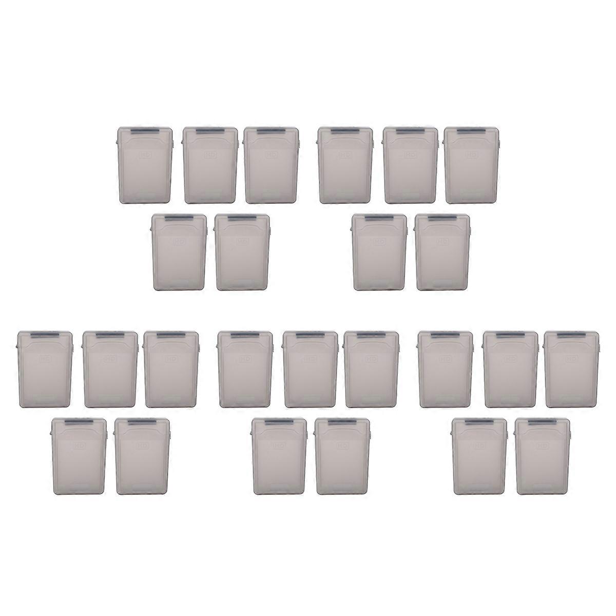 25pcs 3.5 Inch IDE SATA HDD Hard Drive Disk Plastic Storage Box Case Enclosure