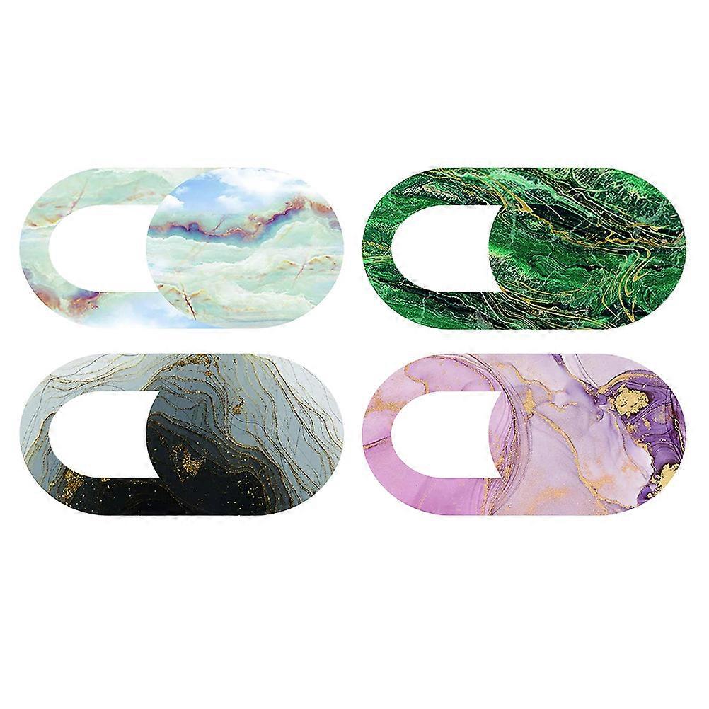 Camera Cover Slide Privacy Protection Anti-Peeping Laptop Office 2.7x1.2cm Assorted Color 4Pcs