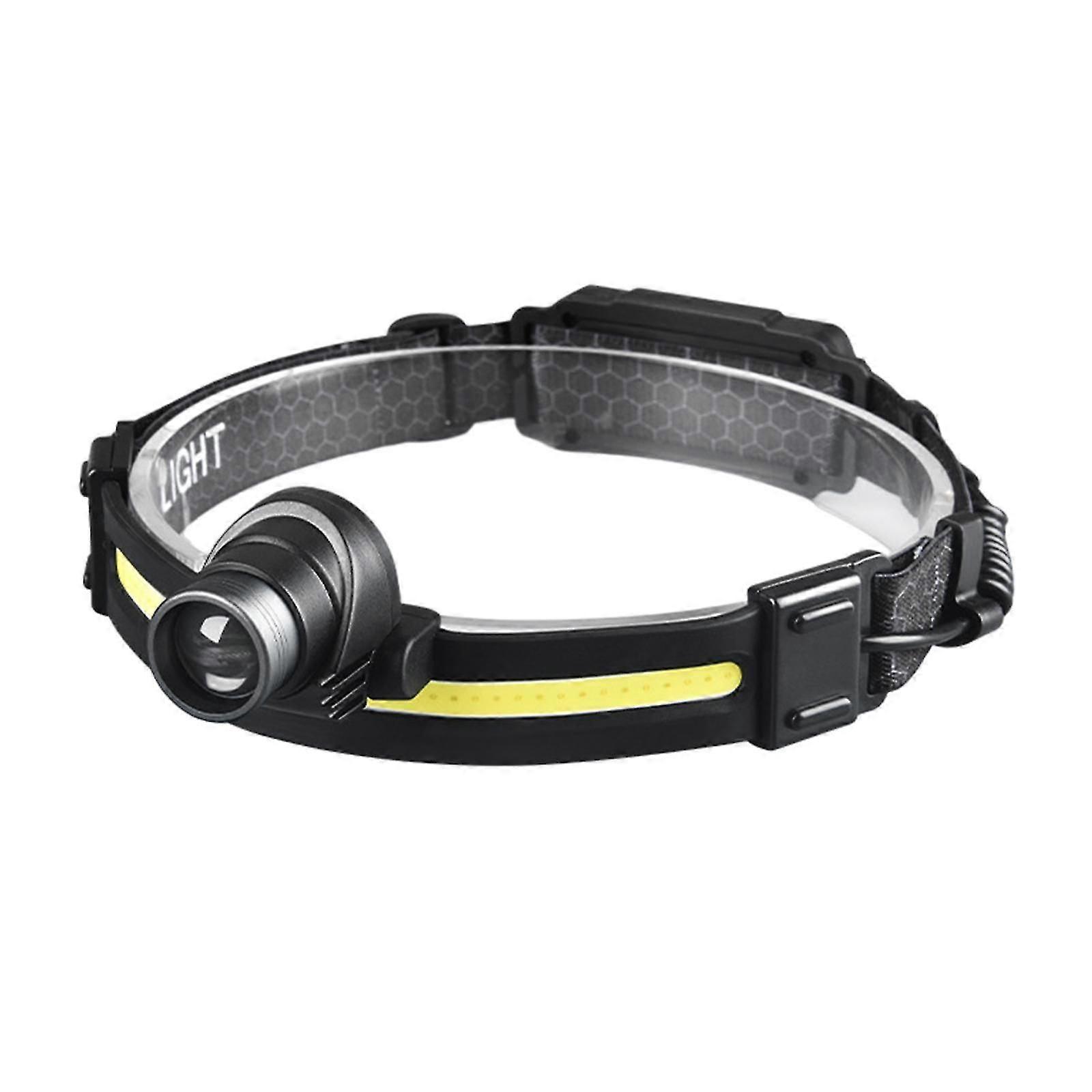 Xpg COB Headlamp Bright Elastic Head Band Light for Night Running Hunting