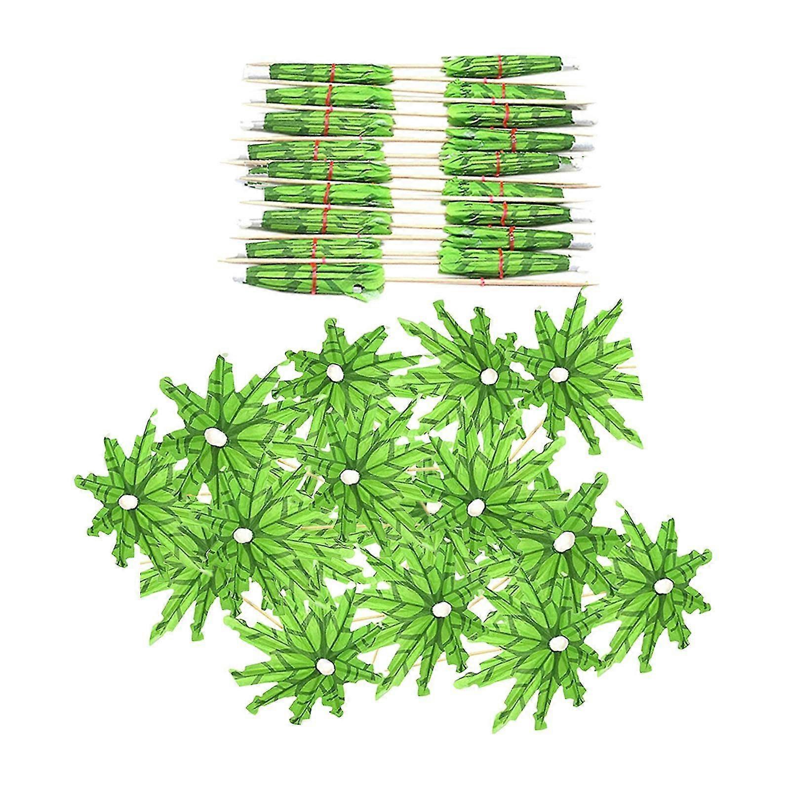50Pcs Cocktail Umbrella Picks Drink Umbrella Sticks for Wedding Bar Birthday