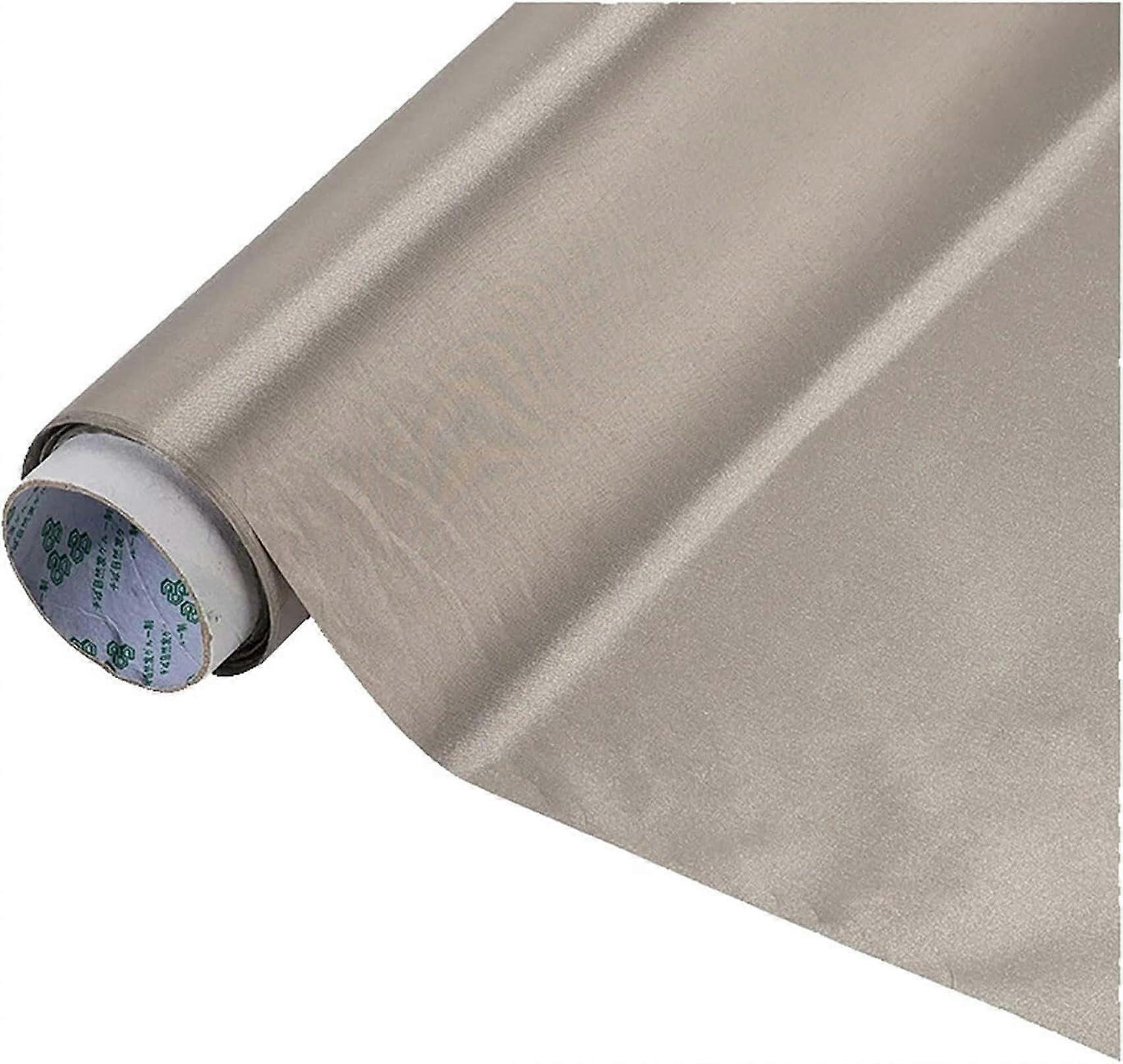 EMF/RF/RFID shielding fabric, antiradiation, suitable for microwaves, card pouch fabric, copper fabric, the RFID/RF shielding fabric blocks. 1.1X4m