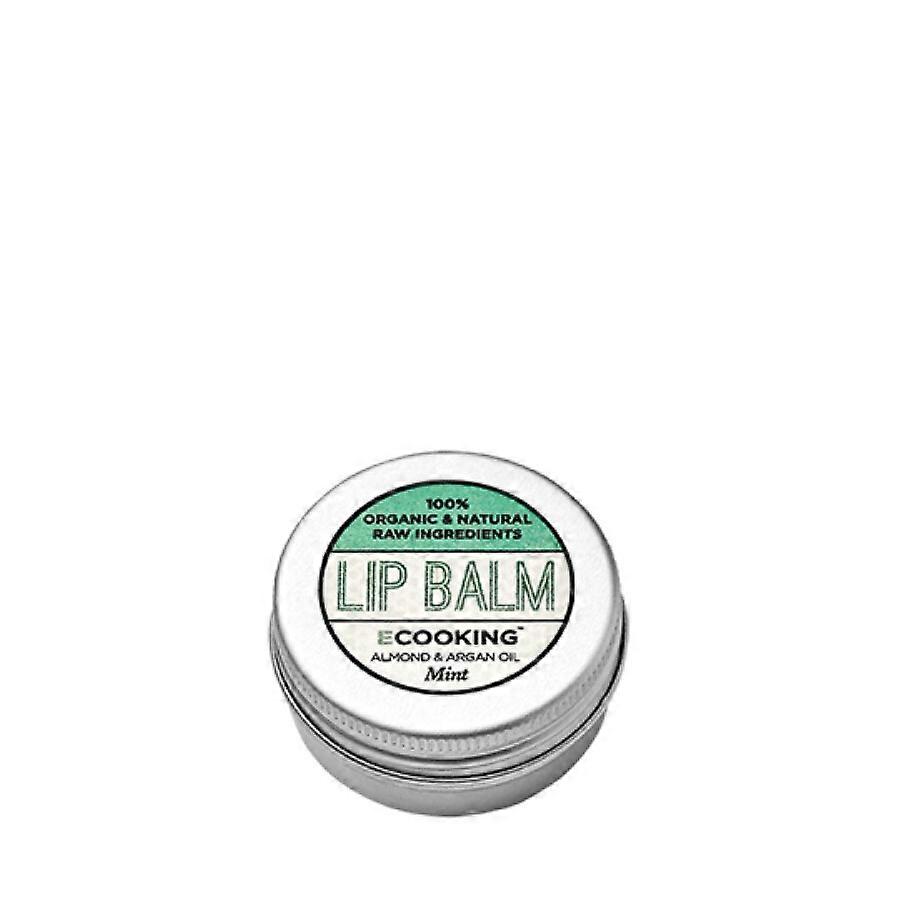 Ecooking, Bio-Arganöl, feuchtigkeitsspendend, Lippenbalsam, Minze, 15 ml