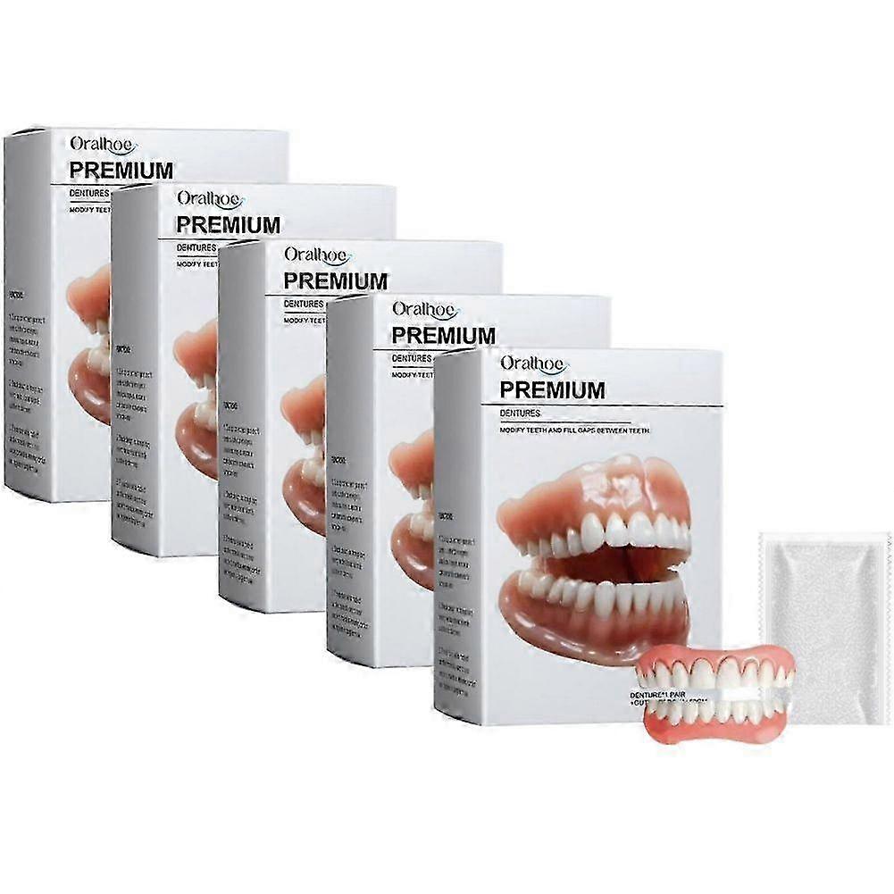Premium Custom Protheses, Smileasego Prothesen mit falschen Zähnen Set