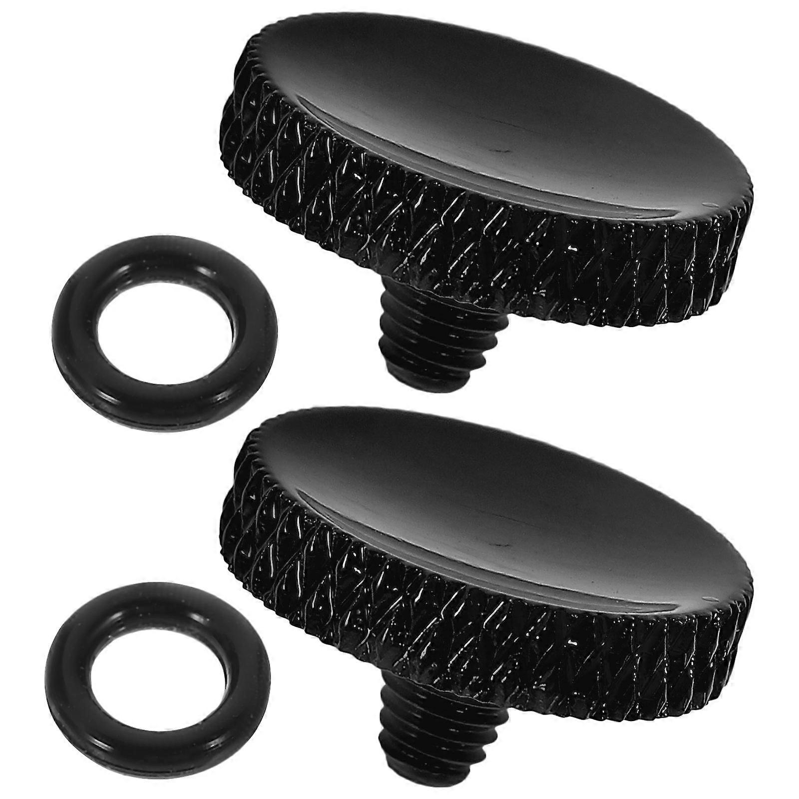 Picture Buttons Fastener Replacement Camera Shutter Button Photography Black 1.1X1.1cm Minimize Camera Shake 2Pcs