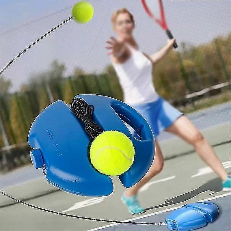 Improve Your Tennis Skills Anywhere With Rebound Balls And Elastic Rope Base - Perfect For Indoor And Outdoor Training