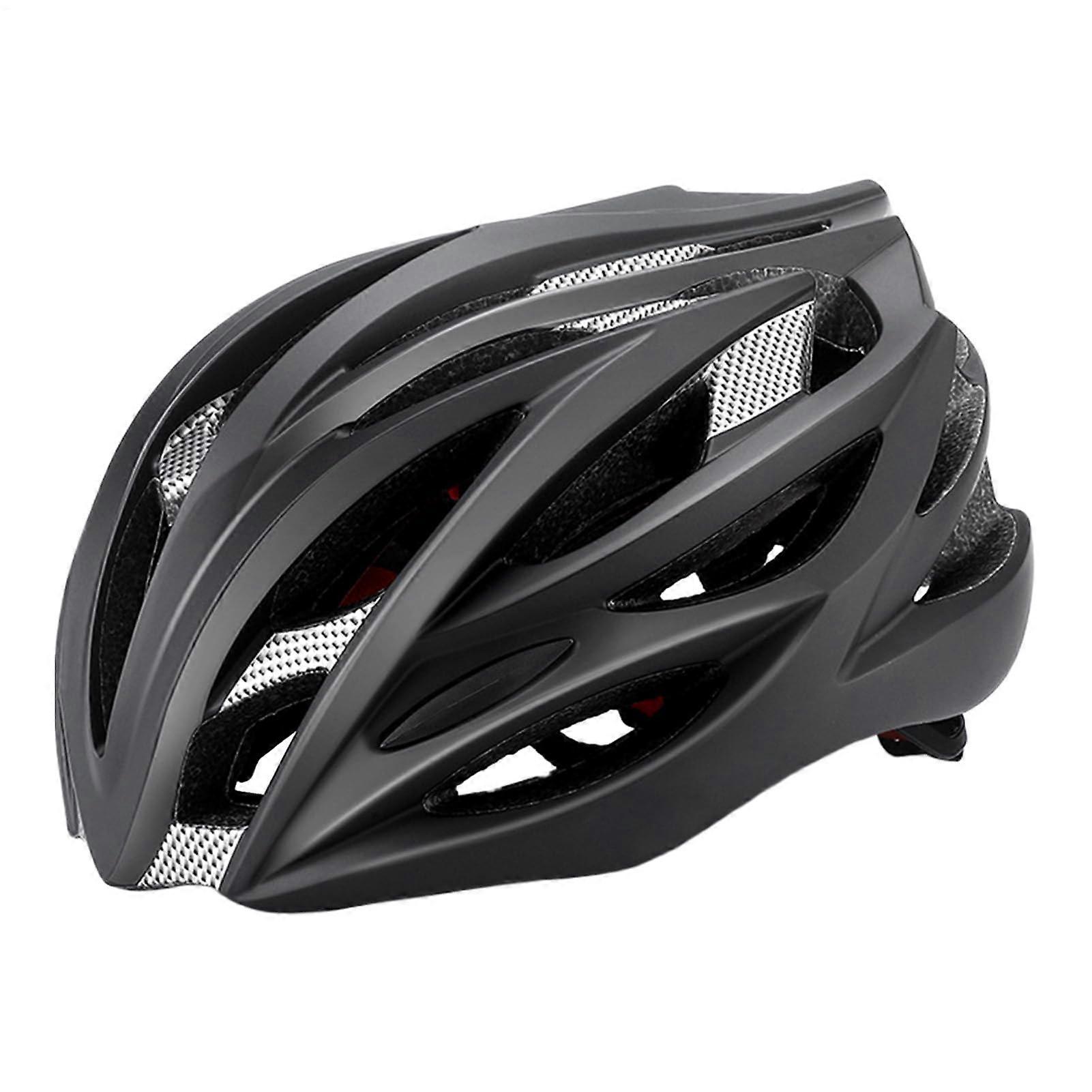 Fahrradhelm für das Rennradfahren Belüfteter, leichter Schutz schwarz