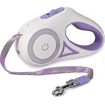 Retractable Dog Lead - 3m Extendable One Button Handed Brake Dog Leash , Tangle Free Nylon Tape