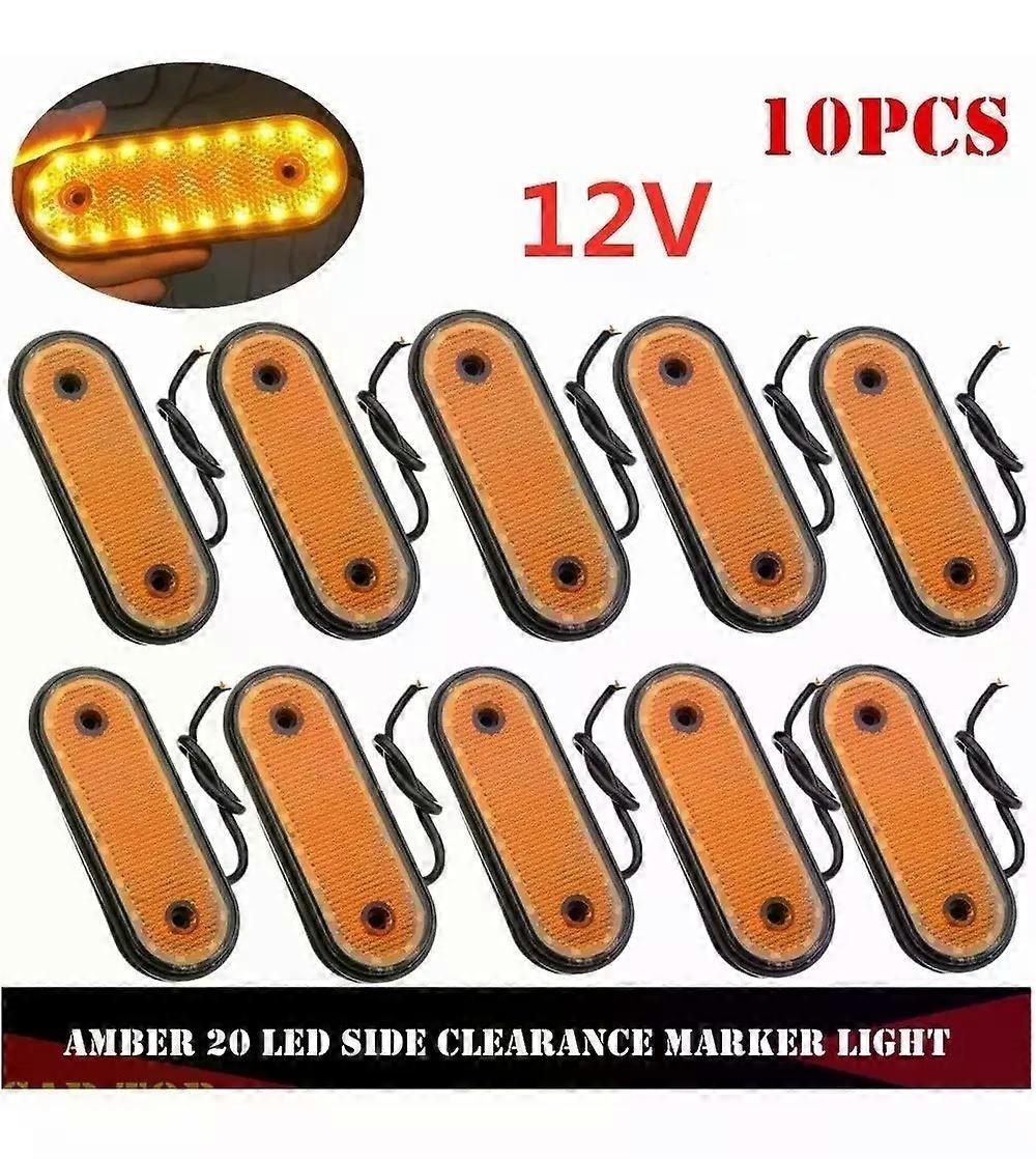 mbar 10 Led Lateral Luces De Marcador Para Camin Remolque
