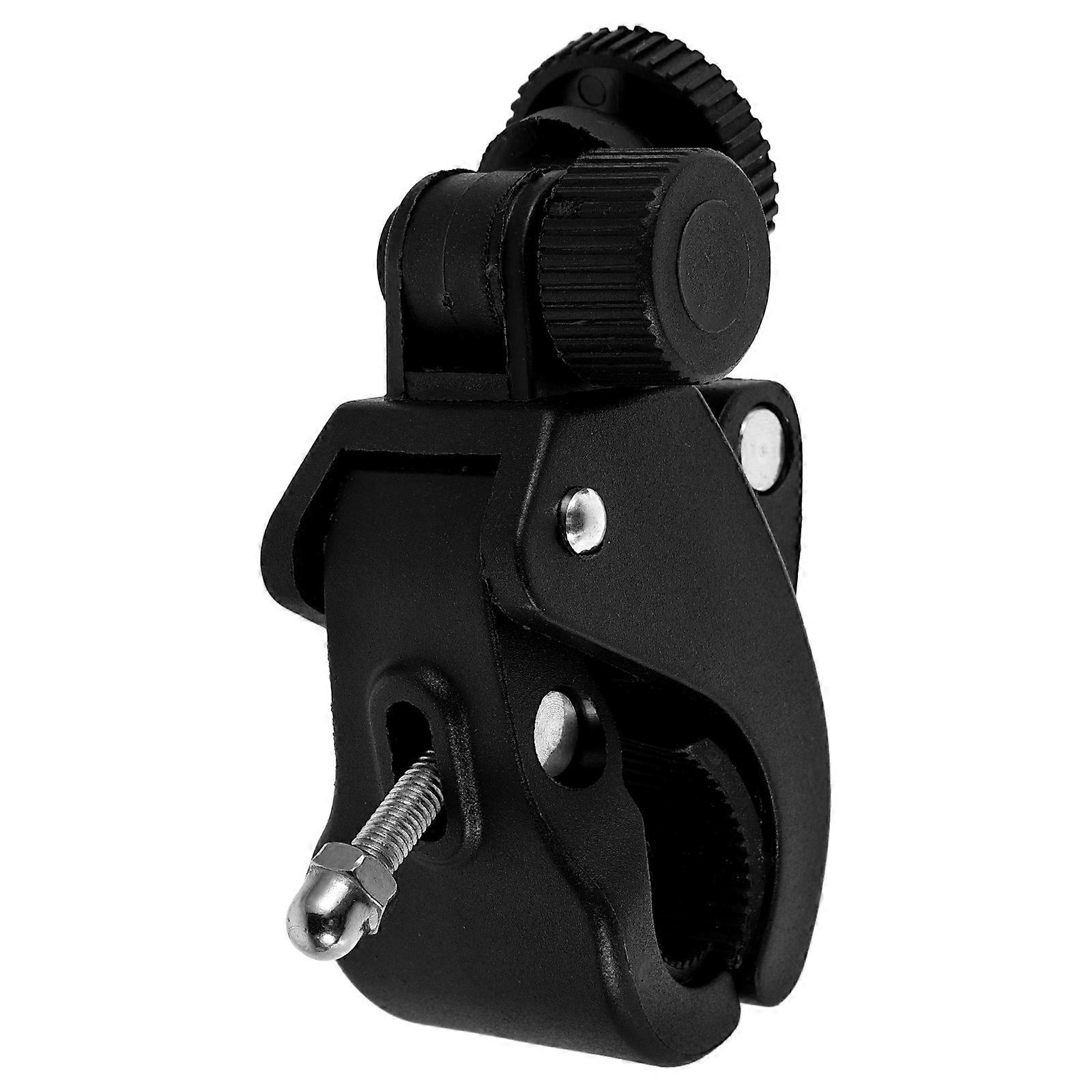 Black Camera Mount For Motorcycle And Bicycle Angle Adjustment For Cycling Racing 9.50X5.50X3.40CM 1Set