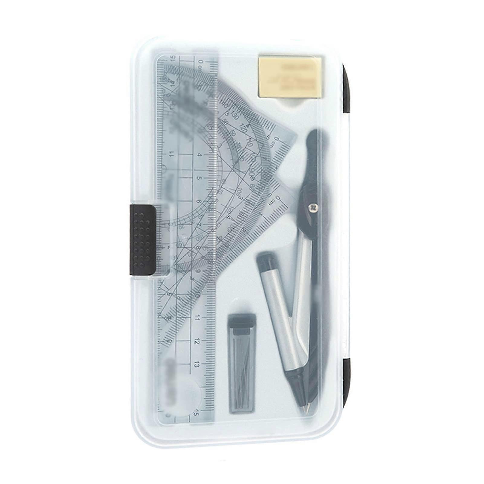 Math Compass, Professional Drawing Tool Set, MultiFunction Compass for Learning Special Math Geometric Drawing Compass Set (Size B) Ref: 7760