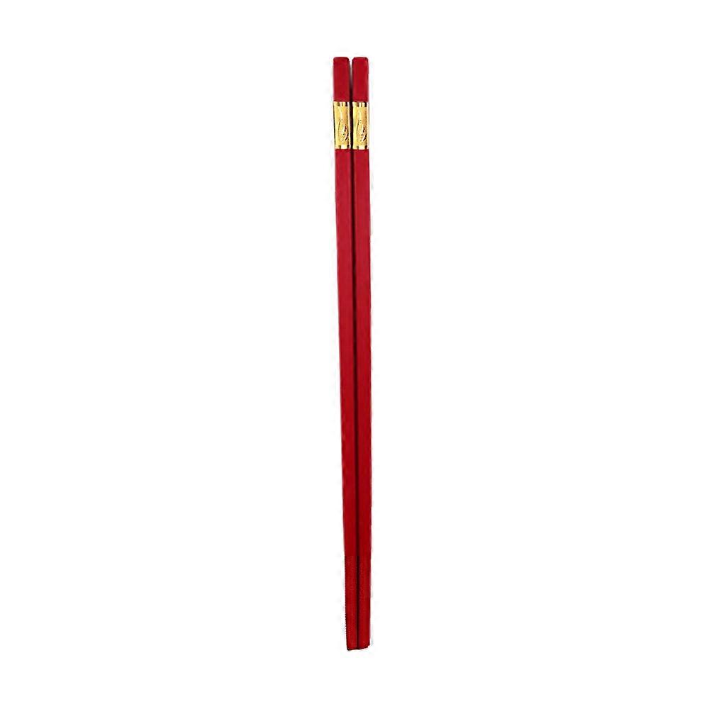 10 Pairs Reusable Fiberglass Chopsticks Set, Red Chinese Chopsticks For Food, Non-Slip, Easy To Use-Style5