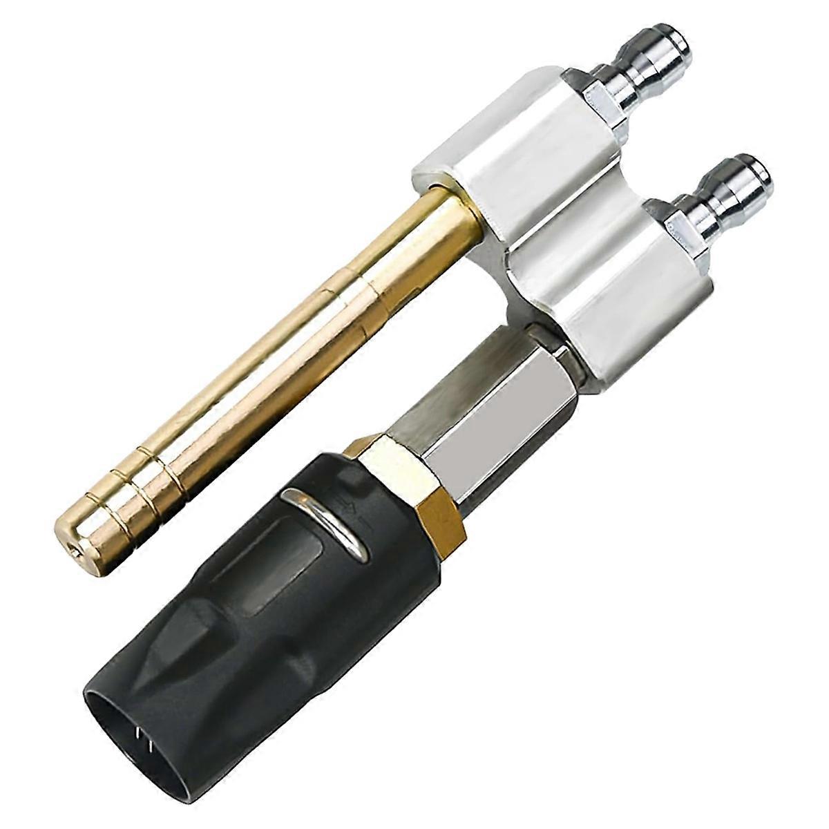 M5 Twist Nozzle,3-7 GPM Two-in-One Adjustable Downstream Soft Wash Nozzle,1/4in Quick Connect, Spray