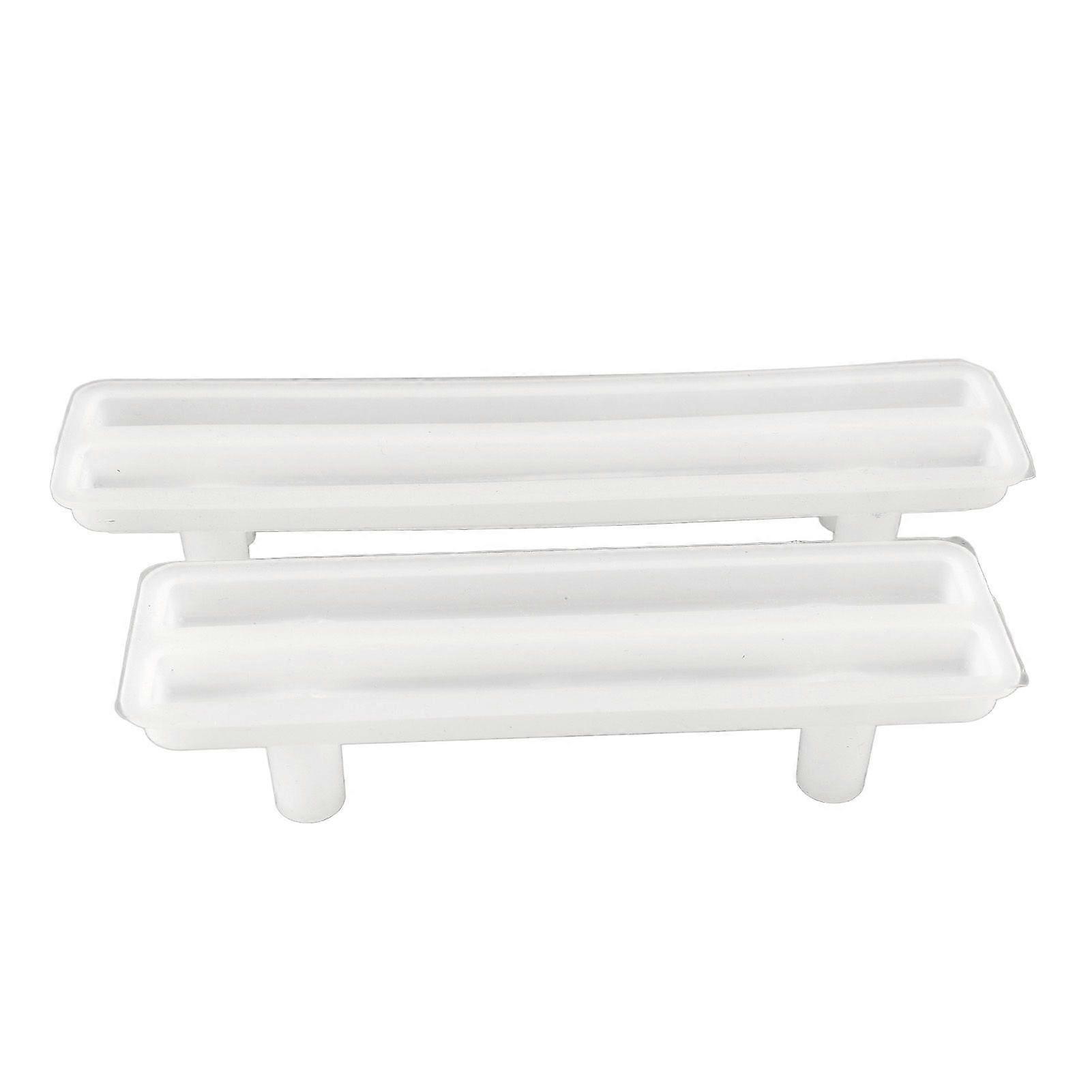 2025 أحدث طراز 2 قطع سيليكون صينية مقبض قوالب DIY صينية مقبض العفن ل