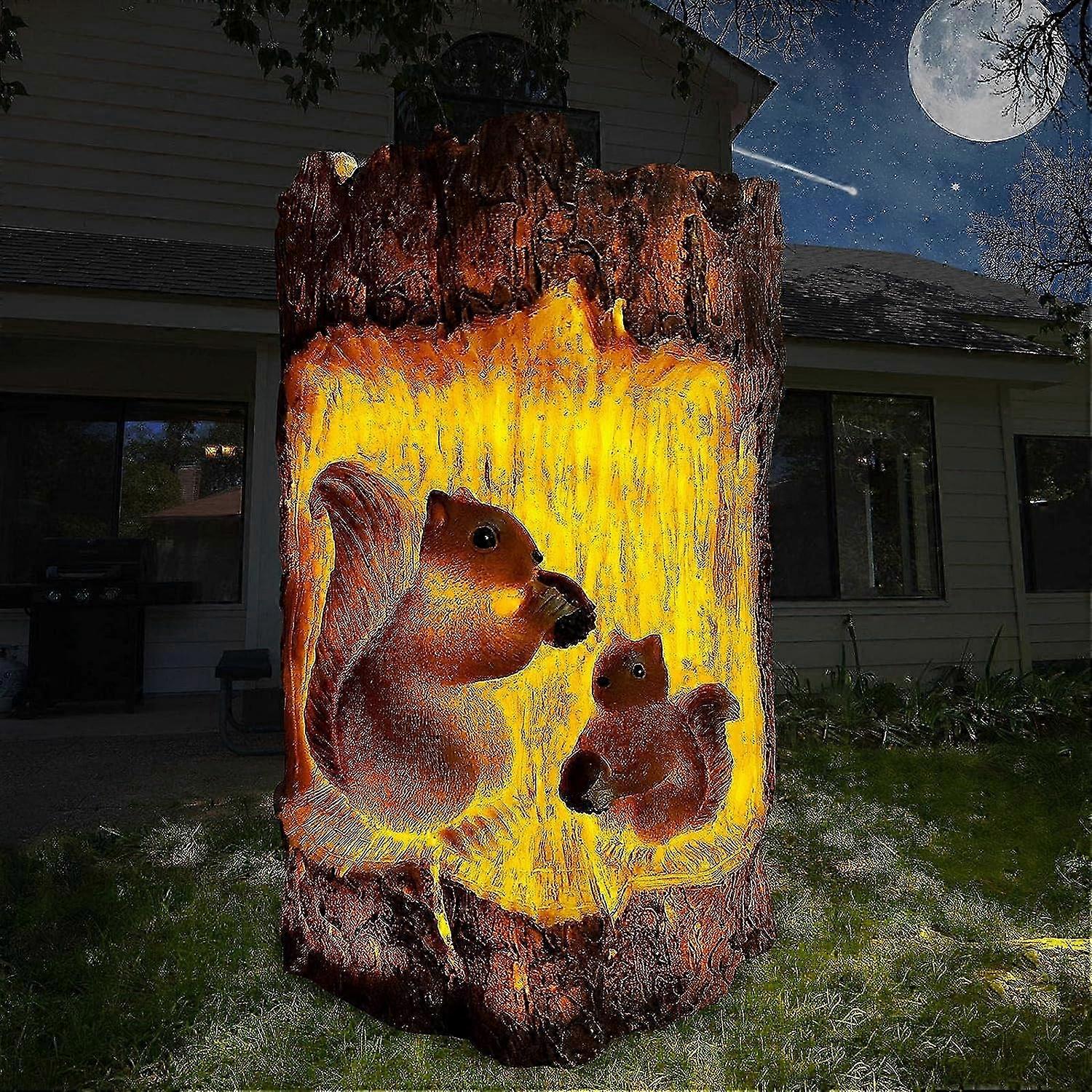 Squirrel Solar Garden Lights - Waterproof LED Yard Decor