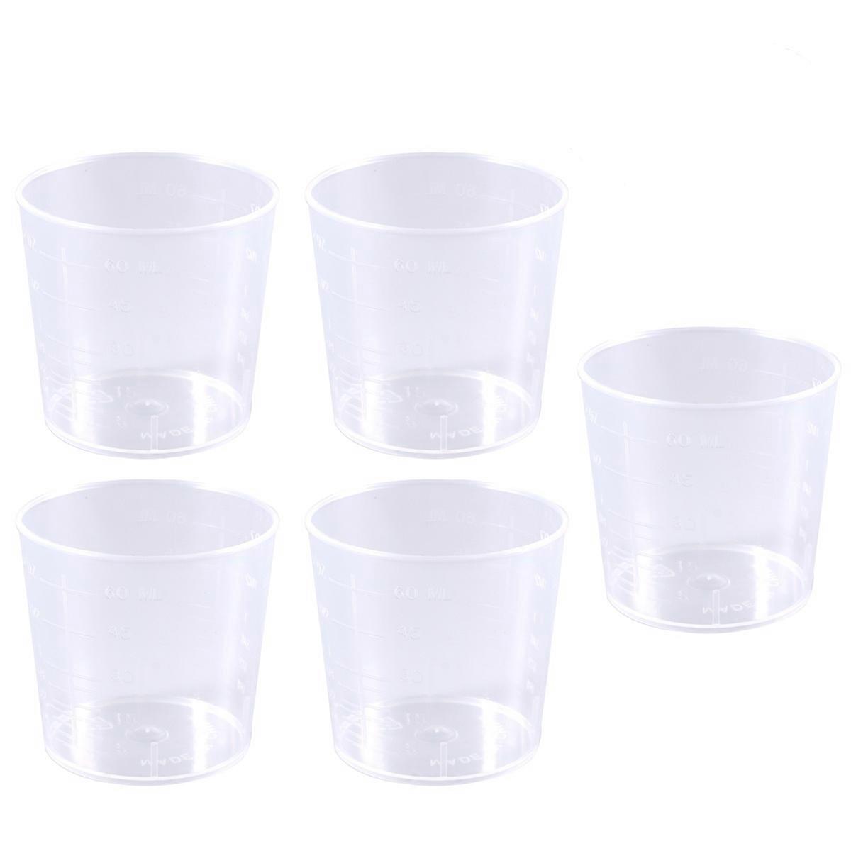 Plastic Measuring Cup 10Pcs for Measuring Beaker Liquid Containers