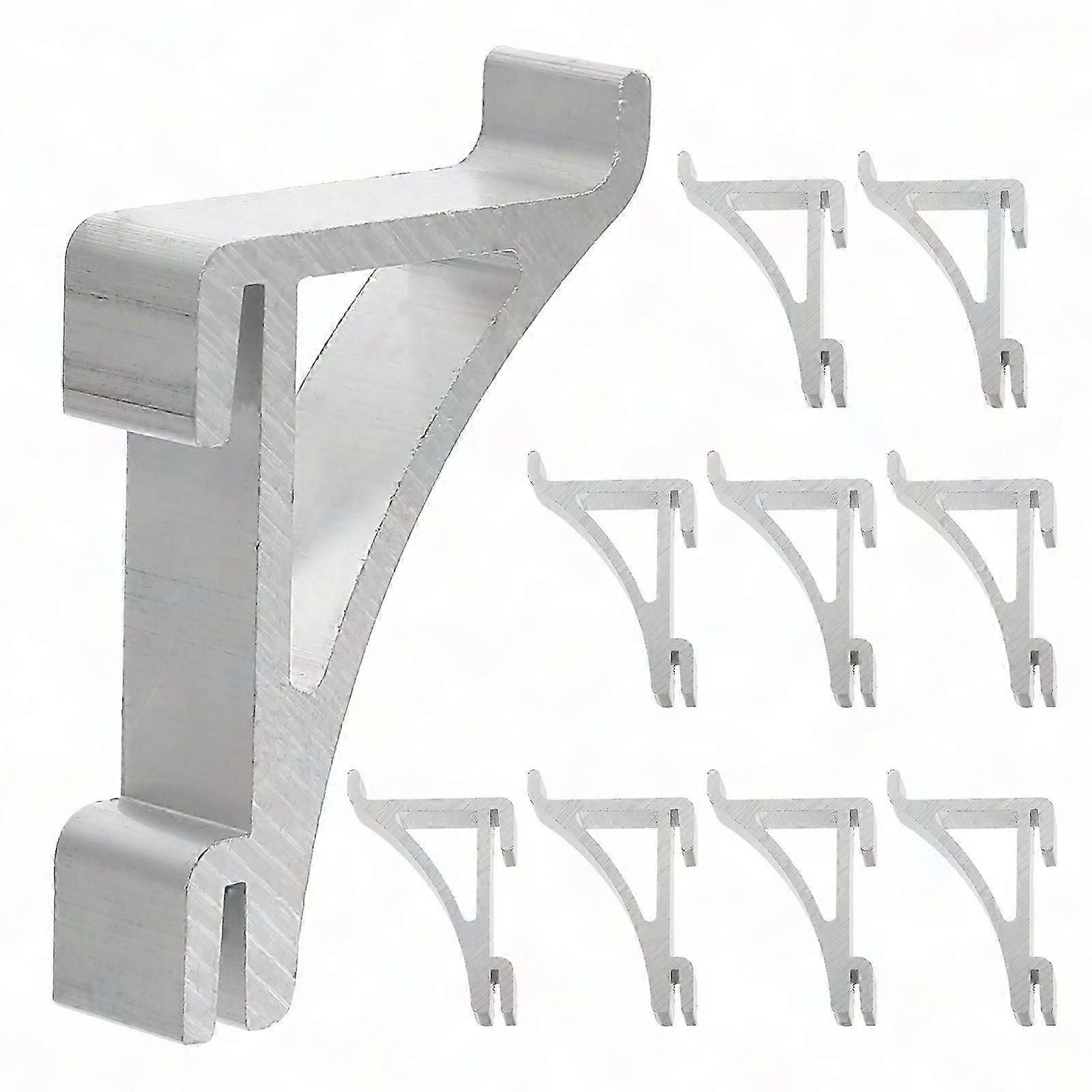 10Pcs Freezer Clamp Cooler Shelf Clip for Freezer Shelf Fixing Bracket Cooler Shelf Clip Freezer Clip