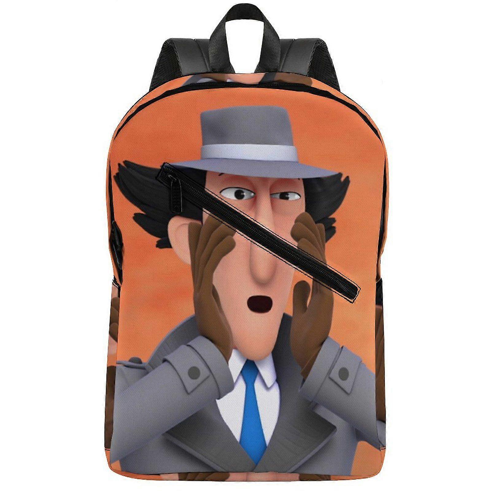 a7306 Inspector Gadget Durable Backpack Featuring Adjustable Straps and Shock-Absorbing Padding for Daily Carrying m7306