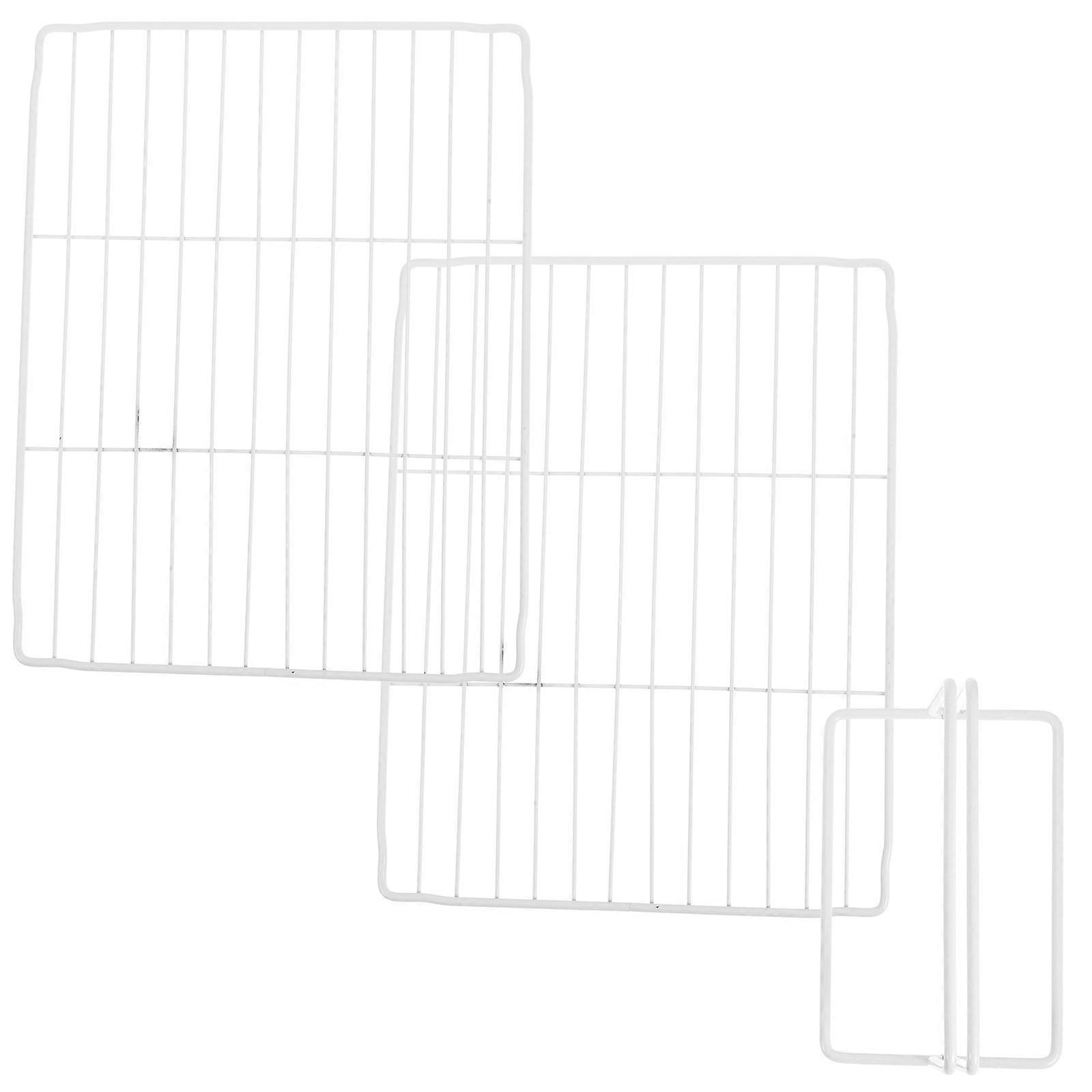 Adjustable Wire Shelf Divider for Freezer, Iron Mesh Partition for Refrigerator Storage, Versatile and Lightweight Design for Food Organization in