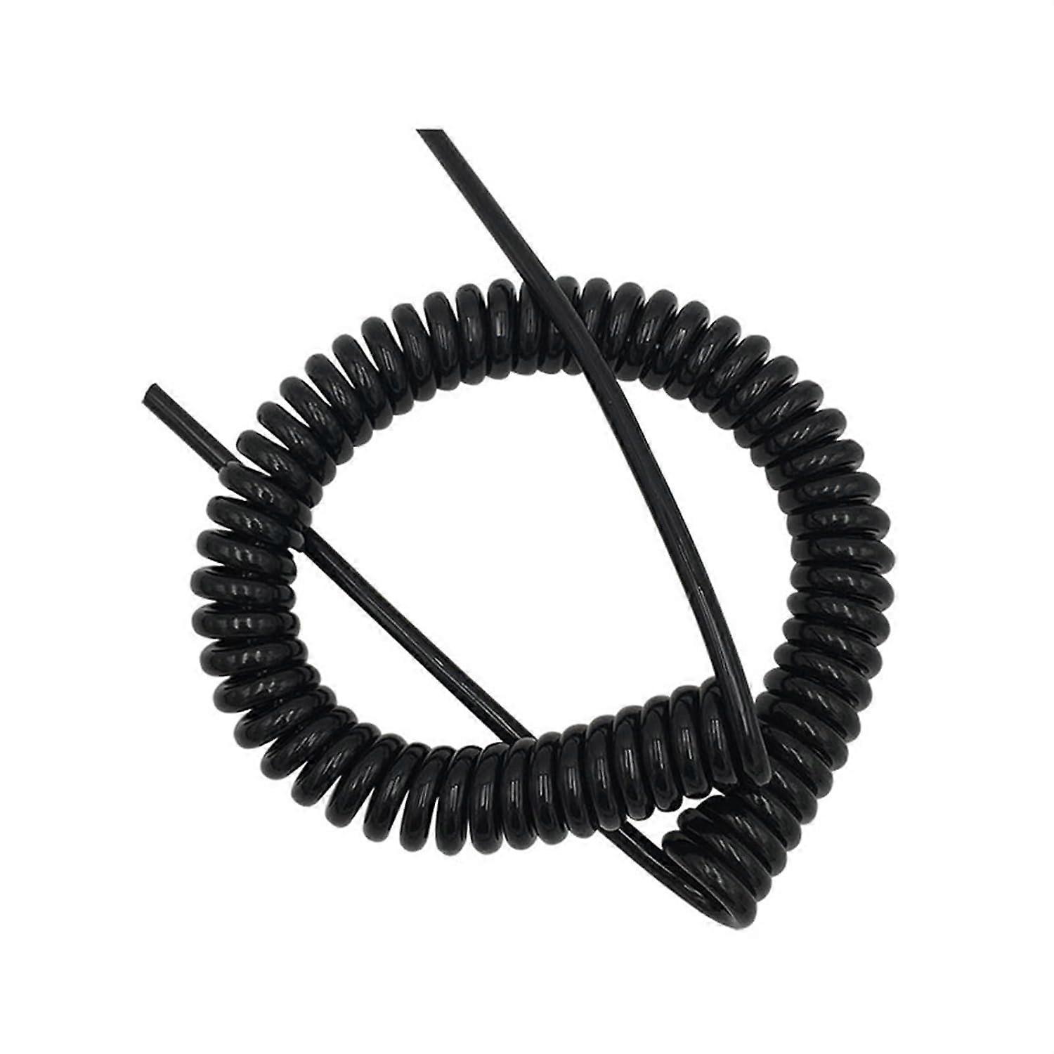 Coiled Cable 3 Core 22AWG 0.3mm Control Line Wire Retractable Power Cable Stretch 11 Meters 4 Meters Length