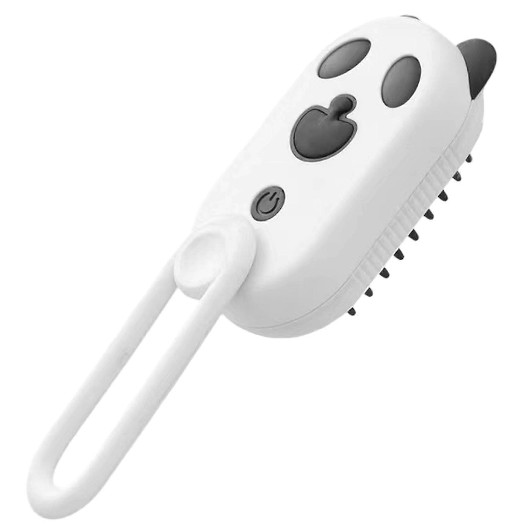 Katzendampfbürste 3 in 1 USB Haustier Dampfbürste mit Rotierbarem Griff für Hunde und Katzen Pflege