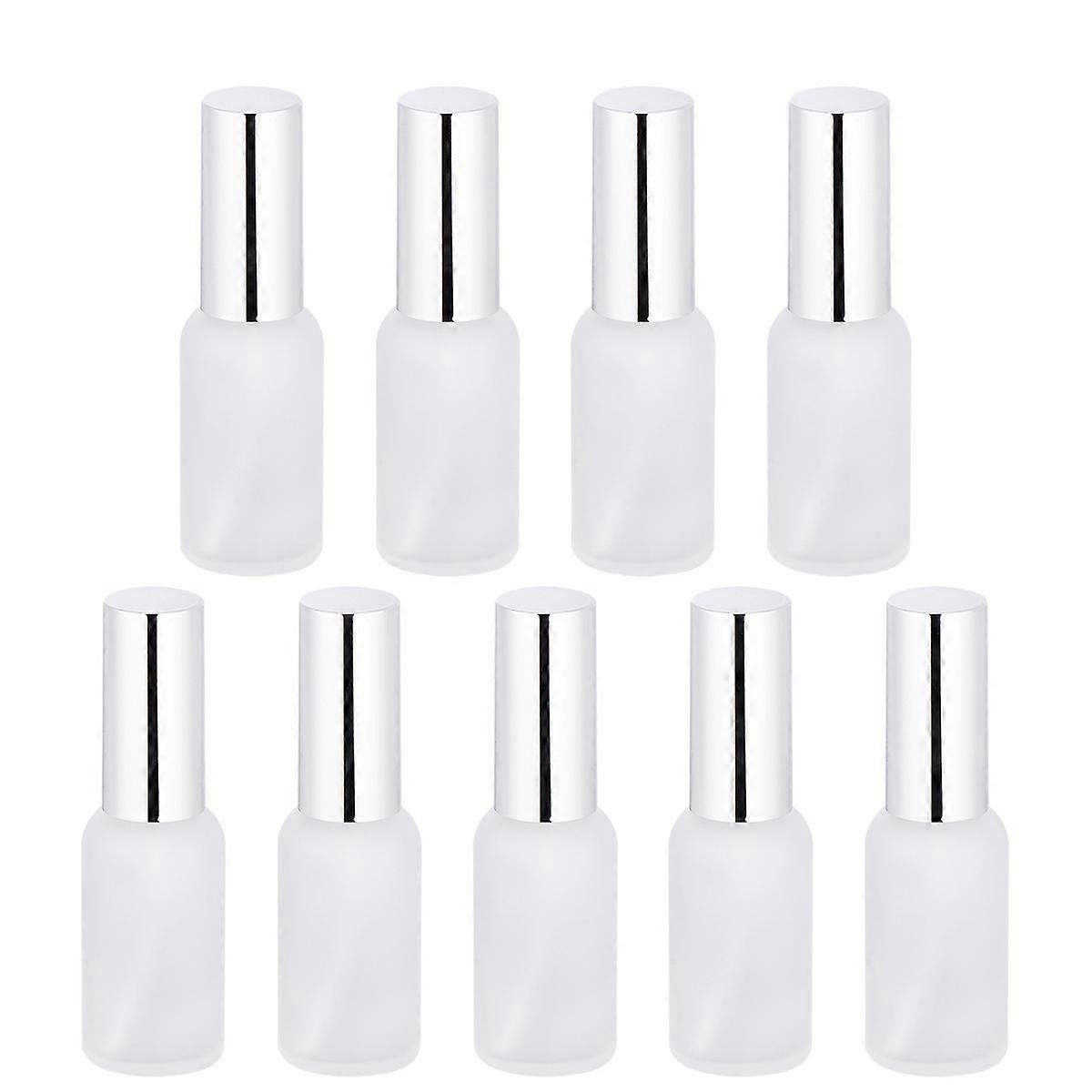 Cosmetics Subpackaging Bottle Round Press Pump Design 9Pcs