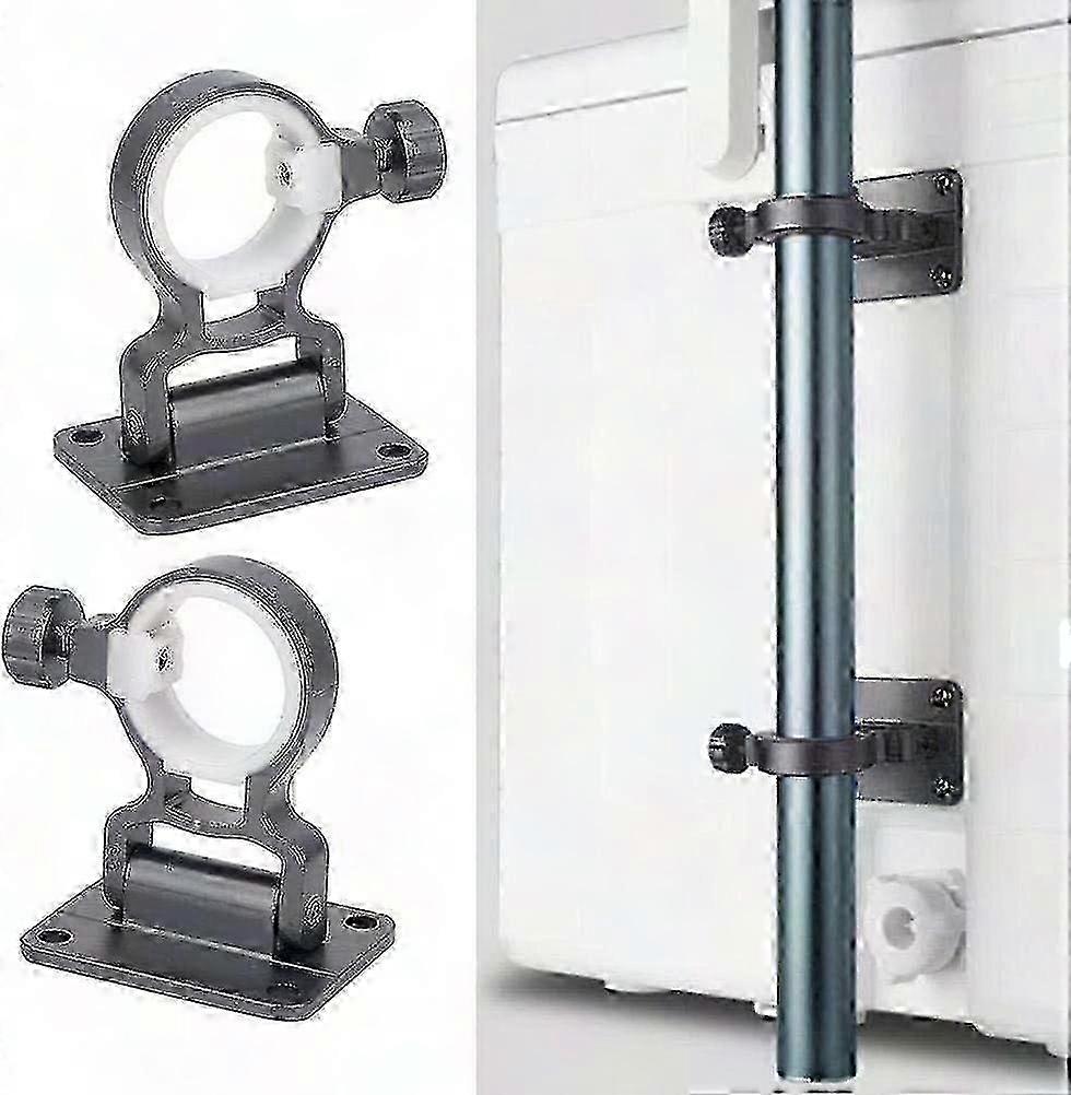 Wall Mounted & Removable Set of 2 Parasol Bases for Balcony - Sturdy & Adjustable