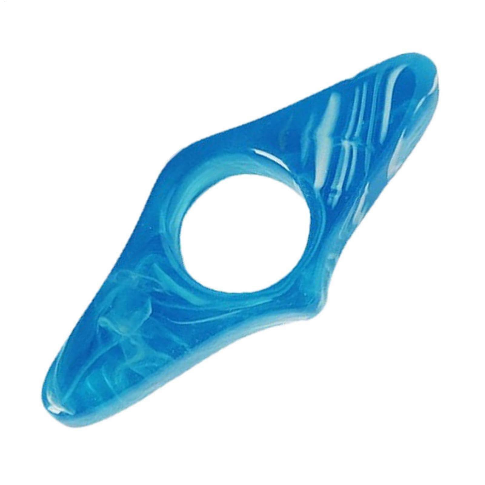 Book Page Holder – Lightweight Resin Page Holder with Thumb Ring  Handcrafted Book Thumb Holder, Innovative Reading Accessory for Libraries, in Blue