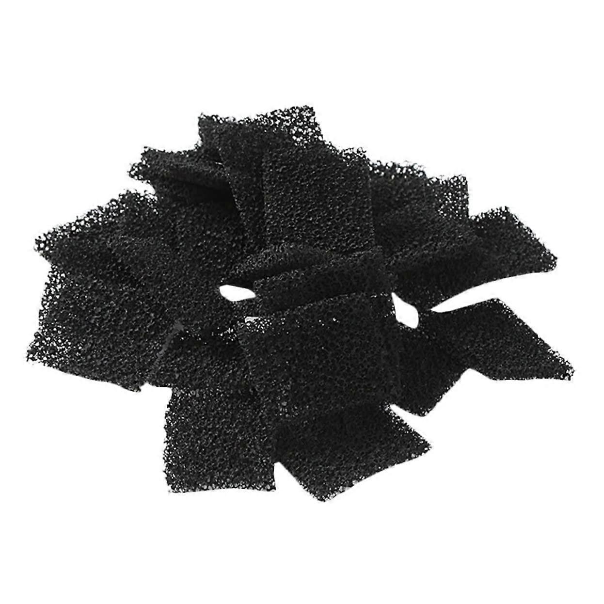 30 replacement filters for pet water fountain, activated carbon and foam filters for drinking fountains, removes odors, durable and safe for cats.