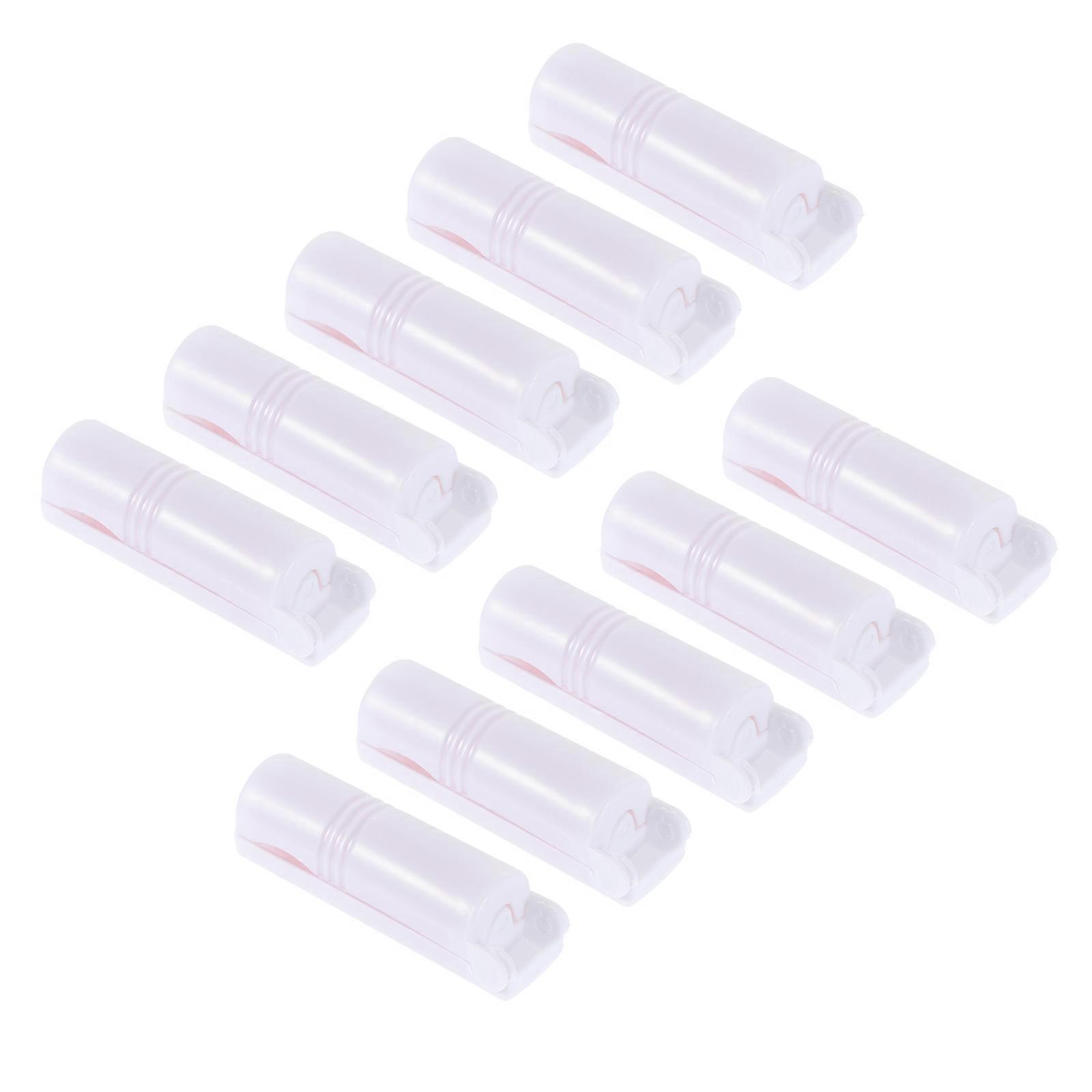 Portable Reusable Lint Roller Set   10pcs Durable Dust Cleaning Tool for Clothes, Furniture & Travel   Random Color